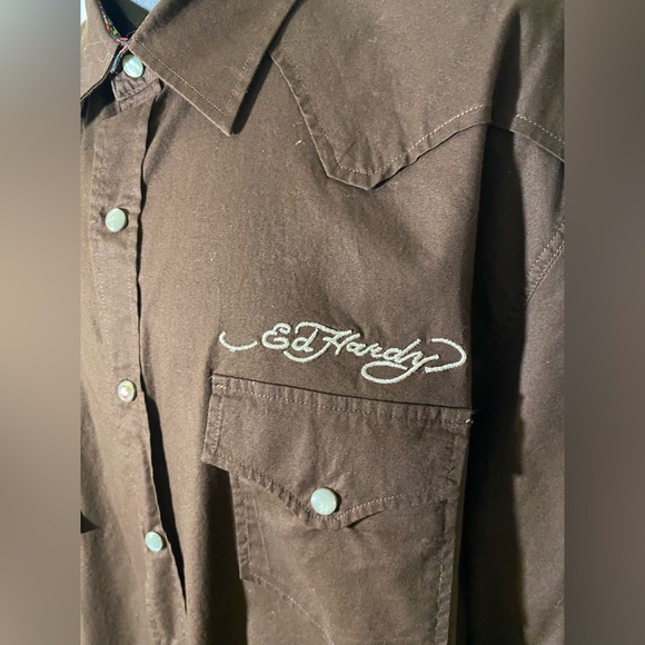 Ed Hardy Western shirt - Picture 4 of 9